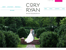 Tablet Screenshot of coryryan.com